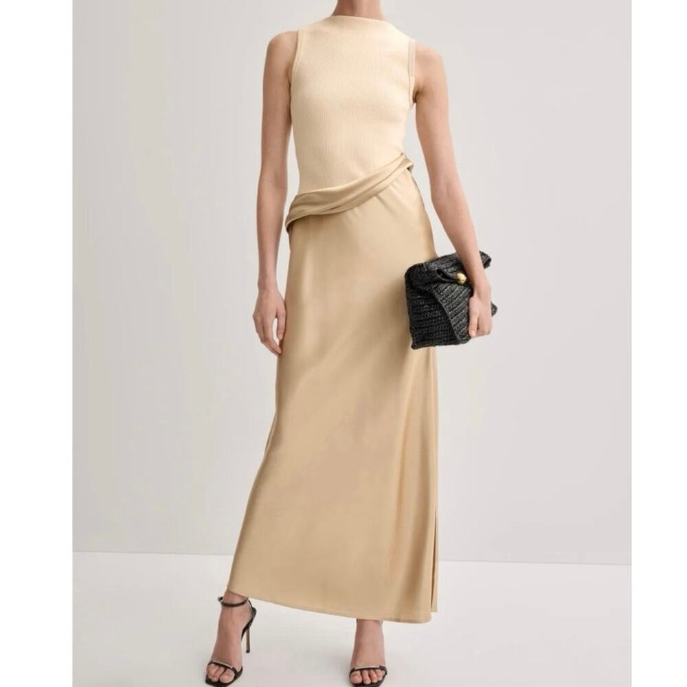 Nanushka Cobee satin Maxi Dress Small
